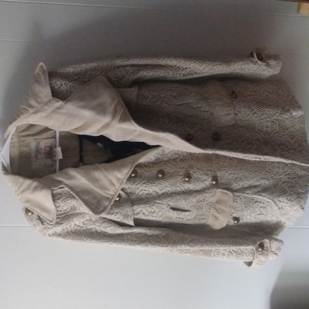 BKE vintage crochet jacket  M